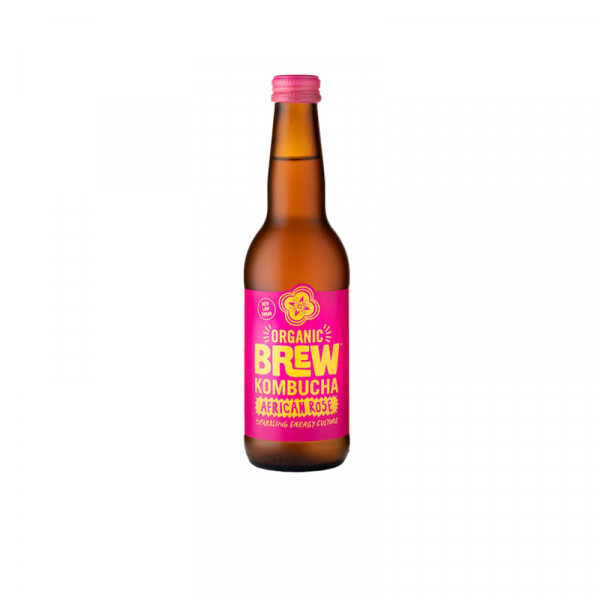 Brew Kombucha African Rose 340ml